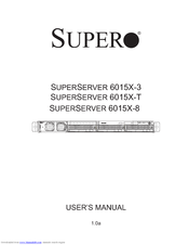 Supermicro SUPERSERVER 6015X-3 User Manual
