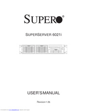 Supermicro SUPERSERVER 6021i User Manual