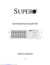 Supero SuperServer 6033P-8R User Manual