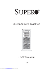 Supermicro 7043P-8R User Manual