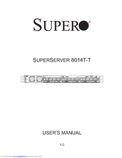 Supermicro 8014T-T User Manual