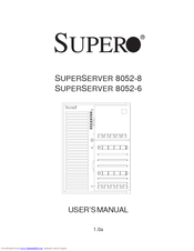 Supermicro 8052-6 User Manual