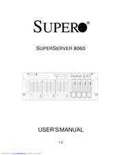 Supermicro 8060 User Manual
