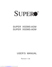 Supermicro X5DMS-8GM User Manual