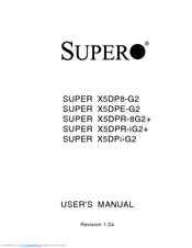 Supermicro X5DP8-G2 User Manual