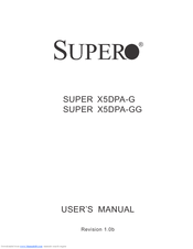 Supermicro X5DPA-GG User Manual