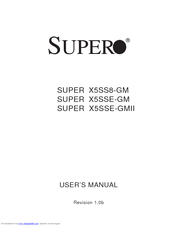 Supermicro X5SSE-GM User Manual