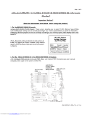 Supermicro X6DAE-G2 Addendum Manual
