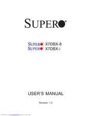 Supermicro X7DBX-i User Manual
