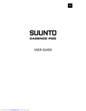 Suunto Cadence Pod User Manual