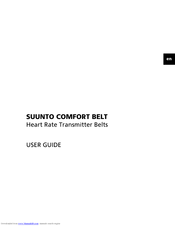 Suunto Comfort Belt User Manual