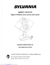 Sylvania SRCD-739 Instruction Manual