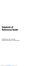 Danger Sidekick LX Reference Manual