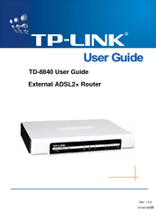 TP Link TD-8804 User Manual