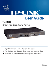 TP Link TL-R4000+ User Manual