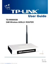 TP Link TD-W8900GB User Manual