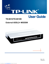 TP Link TD-8610 User Manual