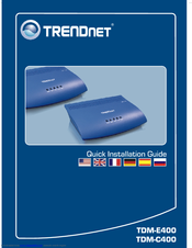 TRENDnet TDM-E400 Quick Installation Manual