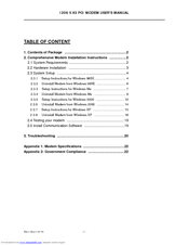 TRENDnet TFM-PCIV92I User Manual