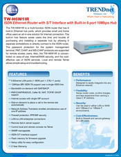 TRENDnet TW-H6W1IR Specifications