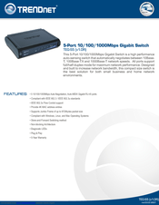 TRENDnet TEG-S5 Specifications