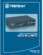 TRENDnet TEG-S811Fi Quick Installation Manual