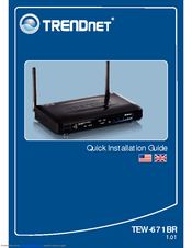 TRENDnet TEW-671BR Quick Installation Manual