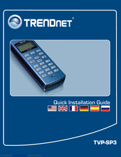 TRENDnet TVP-SP3 - ClearLink USB VoIP Phone Quick Installation Manual