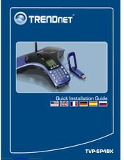 TRENDnet TVP-SP4BK - ClearSky Bluetooth VoIP Conference Phone Quick Installation Manual