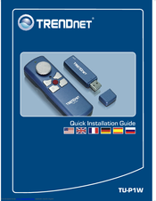 TRENDnet TU-P1W - 2.4GHz Wireless Presenter Presentation Remote Control Quick Installation Manual
