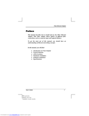TRENDnet TE100-PCIFXplus User Manual
