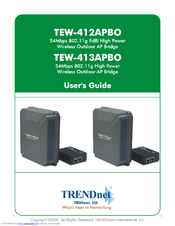 TRENDnet TEW-413APBO User Manual