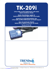 TRENDnet TK-209i Quick Installation Manual