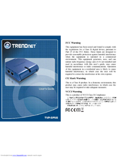 TRENDnet TVP-SP5G User Manual