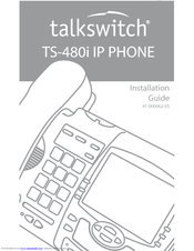 TalkSwitch TS-480i Installation Manual