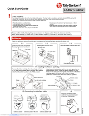 TallyGenicom LA48W Quick Start Manual