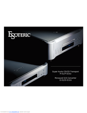 Esoteric P-01VU Specifications