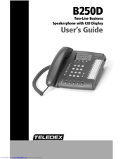 Teledex B250D User Manual