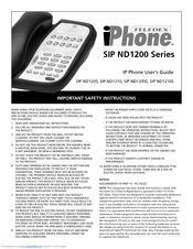 Teledex iPhone SIP ND1205 User Manual