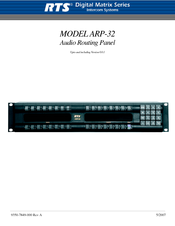RTS ARP-32 User Manual