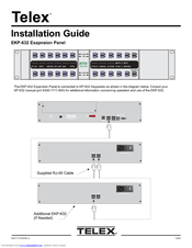 Telex KP-632 Installation Manual