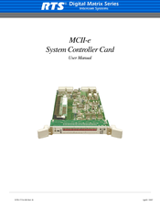 RTS MCII-e User Manual
