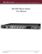Audiocom MS-4002 User Manual