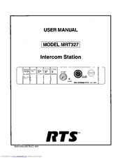 RTS MRT327 User Manual
