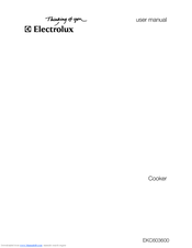 Electrolux EKC603600K User Manual