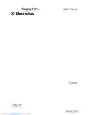 Electrolux EKG603202X User Manual