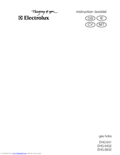 Electrolux EHG 6402 Instruction Booklet