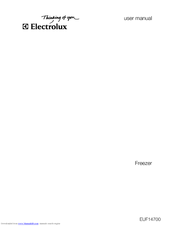 Electrolux EUF14700 User Manual