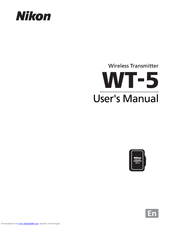 Nikon WT-5 User Manual