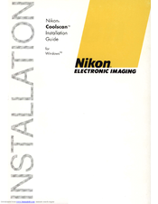 Nikon COOLSCAN LS-10 Installation Manual